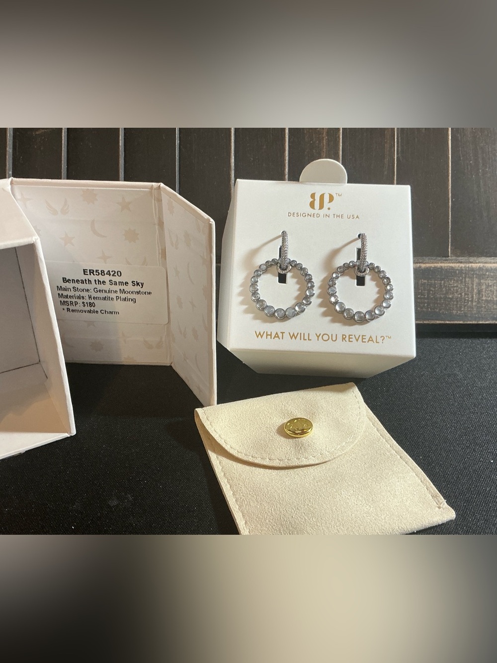 Bomb Party Halo Collection earrings “Beneath the Same Sky” ER58420